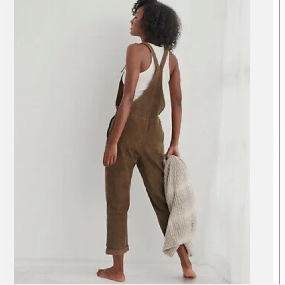 Aerie velvet overalls